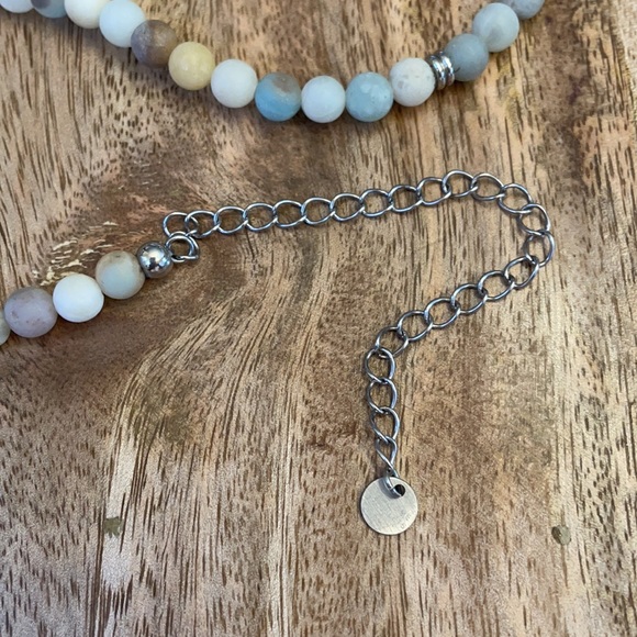 New Amazonite Mana Beaded Necklace - Picture 5 of 7